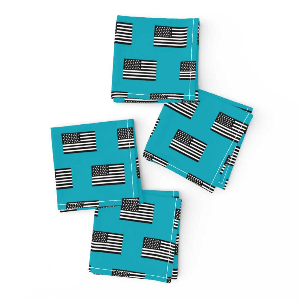 american flag black and white - pink american flag fabric - teal