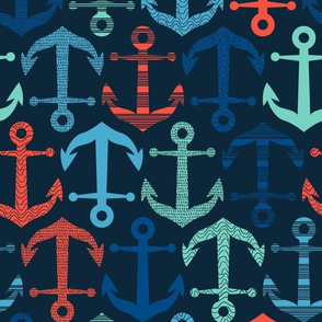 patterned anchors 4