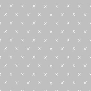 X pattern (gray)