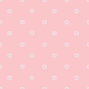 Simple Circles (light peachy pink)