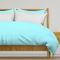 distress polka dots pastel blue