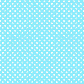 distress polka dots pastel blue