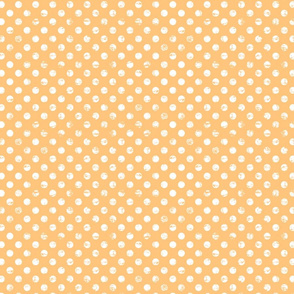 distress polka dots pastel orange