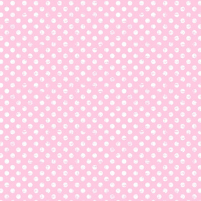 distress polka dots pastel pink