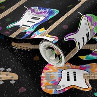 Tie Dye Guitars by ArtfulFreddy