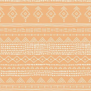 Minimal boho mudcloth bohemian ethnic abstract indian summer aztec design nursery honey yellow gender neutral SMALL