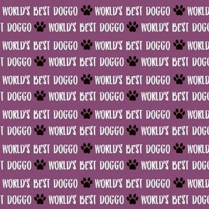 world best doggo fabric - purple