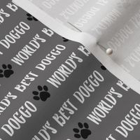 world best doggo fabric - charcoal