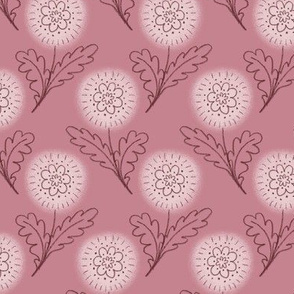 Doodle Chrysanthemum - Pink
