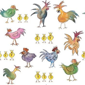 Roosters and Hens