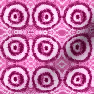 Pink Tie-Dye Ikat Ripples