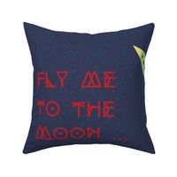 Fly me to the moon (pillow sham)