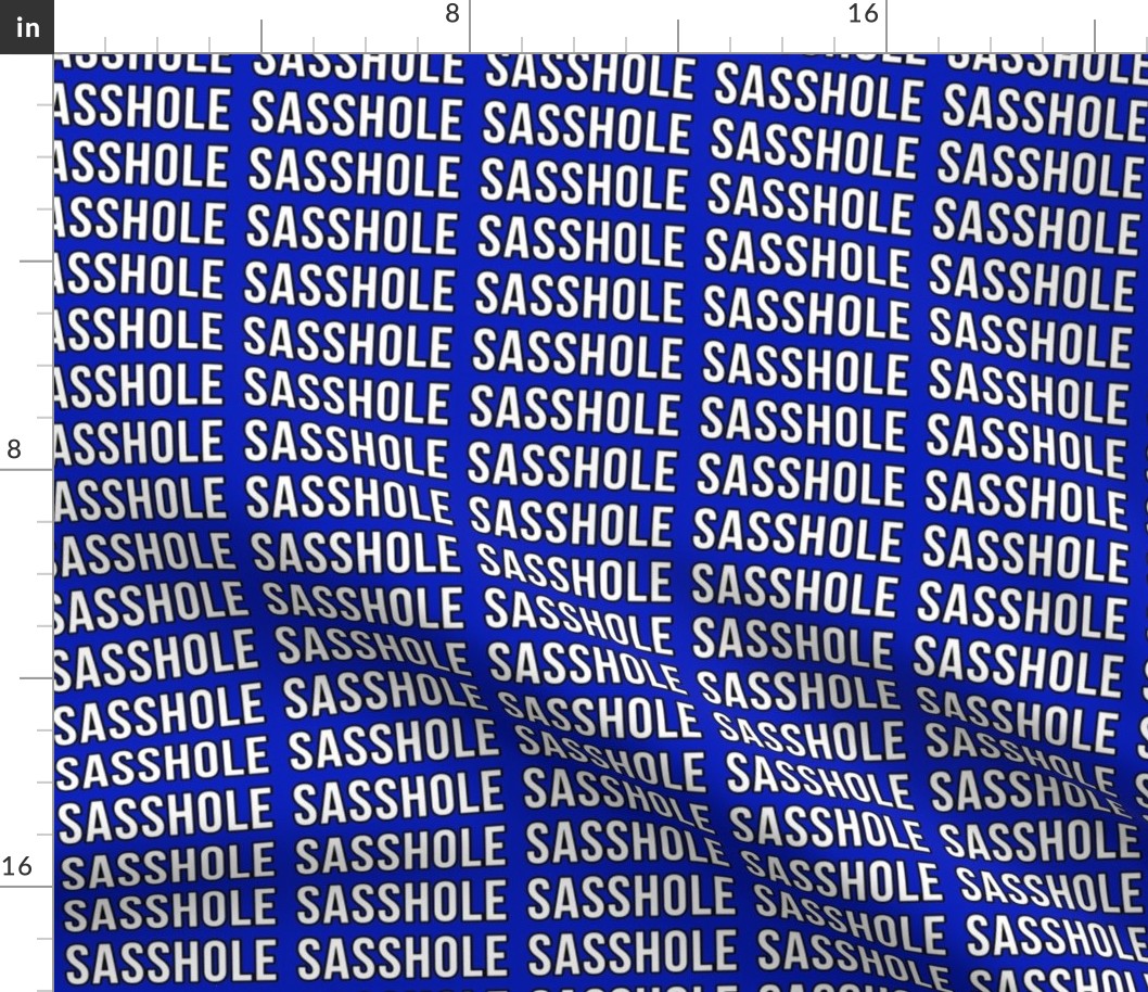 Sasshole on Blue