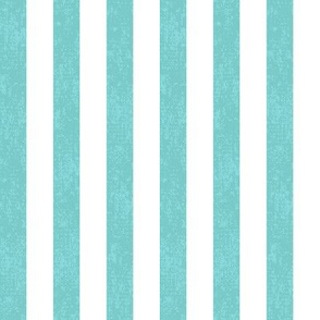 Aqua Stripe with Distressed Burlap Texture