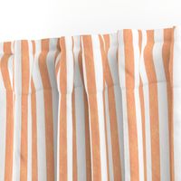 Orange Melon Stripe with Distressed Burlap Texture