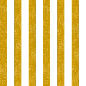 Mustard Gold Stripe with Distressed Burlap Texture