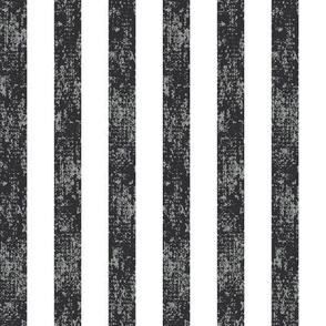 Black Stripe with Distressed Burlap Texture