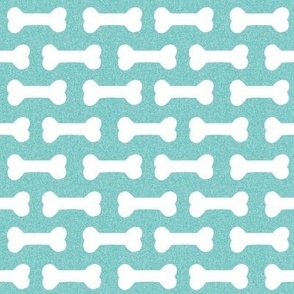 dog bones fabric - bone fabric, dog fabric - mint