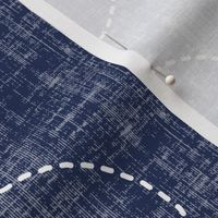 Stitches on Navy-Small Circles