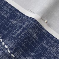 Stitches on Navy-Large Circles