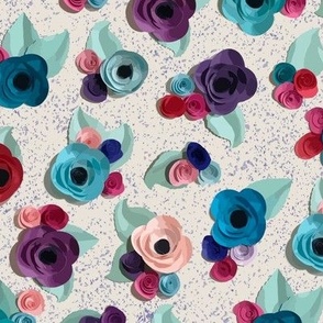 Paper Flowers by ArtfulFreddy