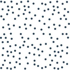 navy dots