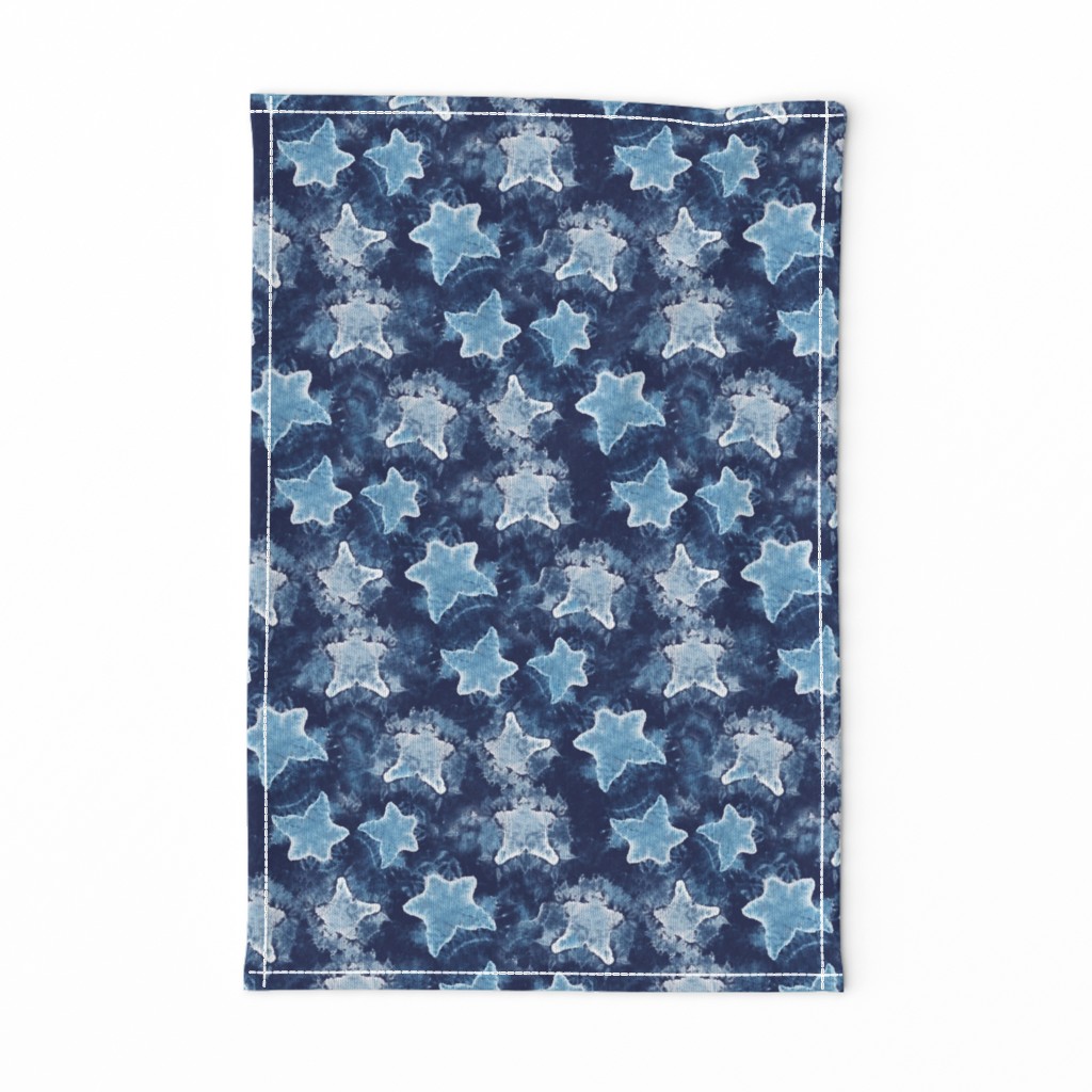 Denim Stars Tie Dye