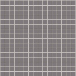 gray + silver mega grid