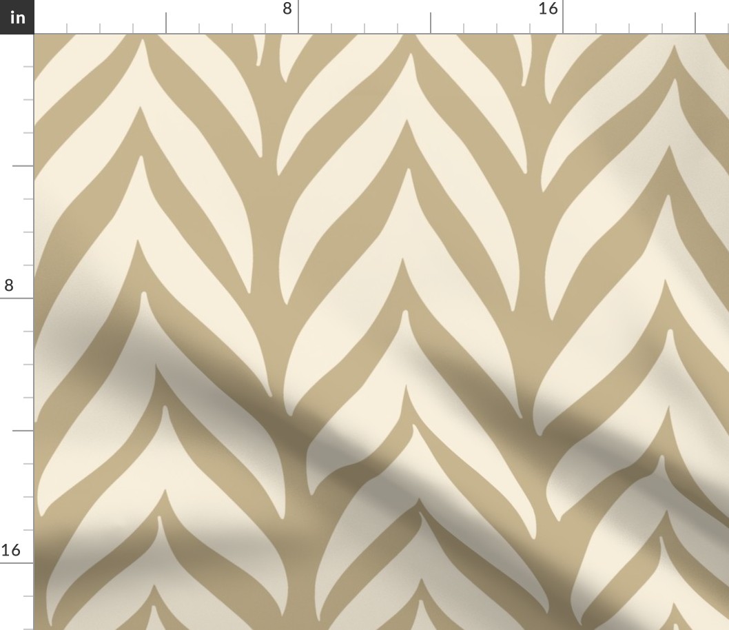 Graphic Chevron Taupe - Jumbo