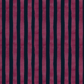 burgundy stripes on navy blue  raccoon coordinate flwrht