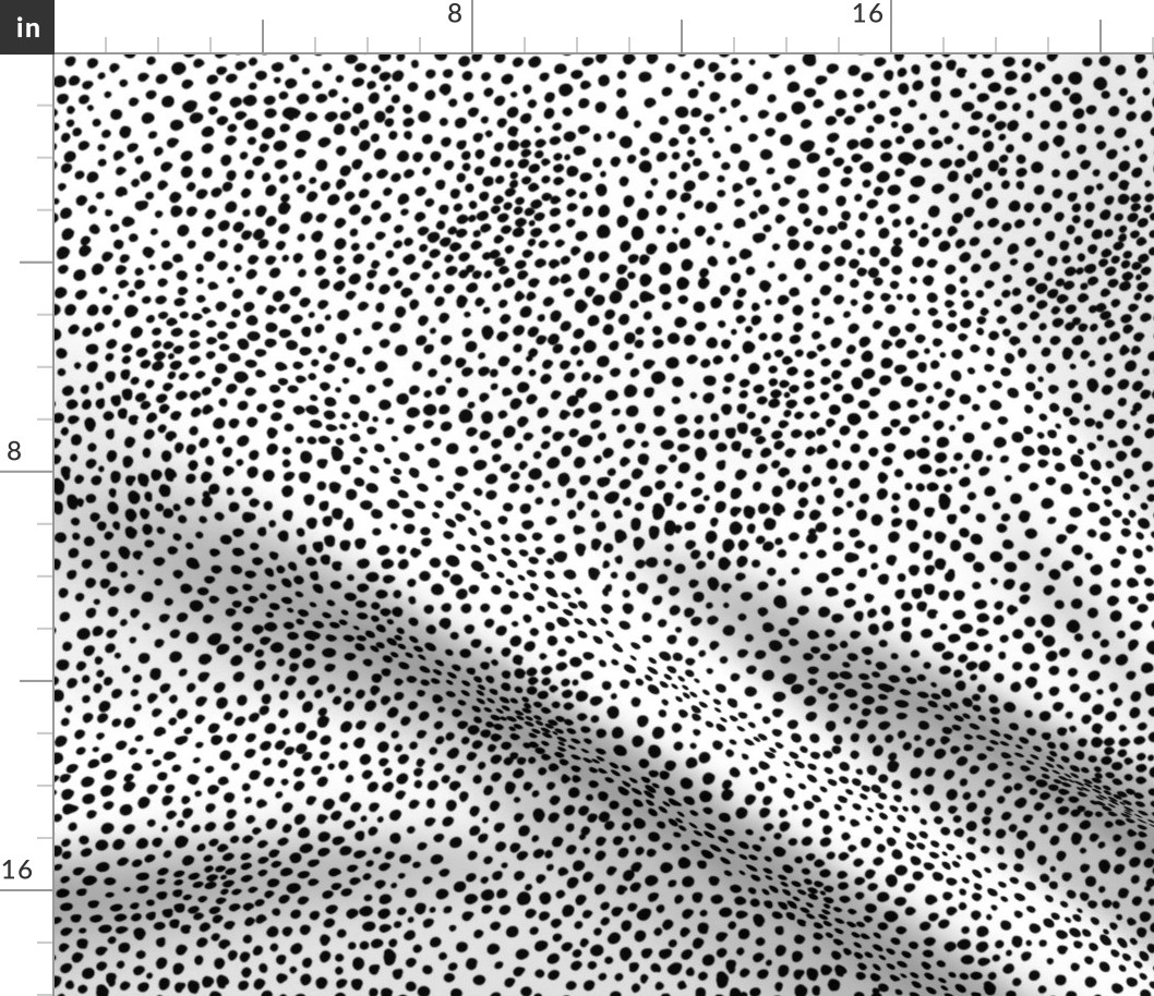Cheetah wild cat boho spots animal print abstract spots and dots in raw ink cheetah dalmatian neutral nursery black and white monochrome