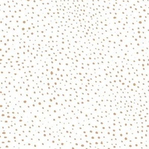 Cheetah spots animal print abstract spots and dots in raw ink dalmatian neutral nursery beige white