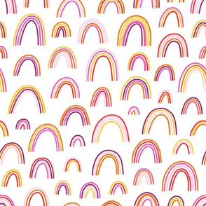 Fun rainbows pattern