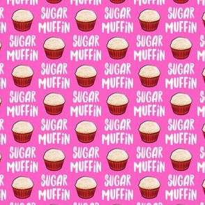 (3/4" scale) Sugar Muffin - Valentines - Pink - C20BS