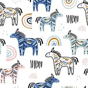 Rainbow Zebras