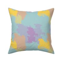 abstract patchwork blend pastell