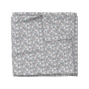 (small scale) doctor/medical fabric - grey toss - LAD20