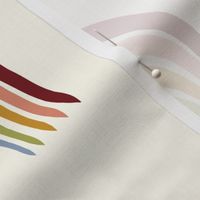Gender neutral rainbows // Watercolor rainbows // Modern rainbow baby decor