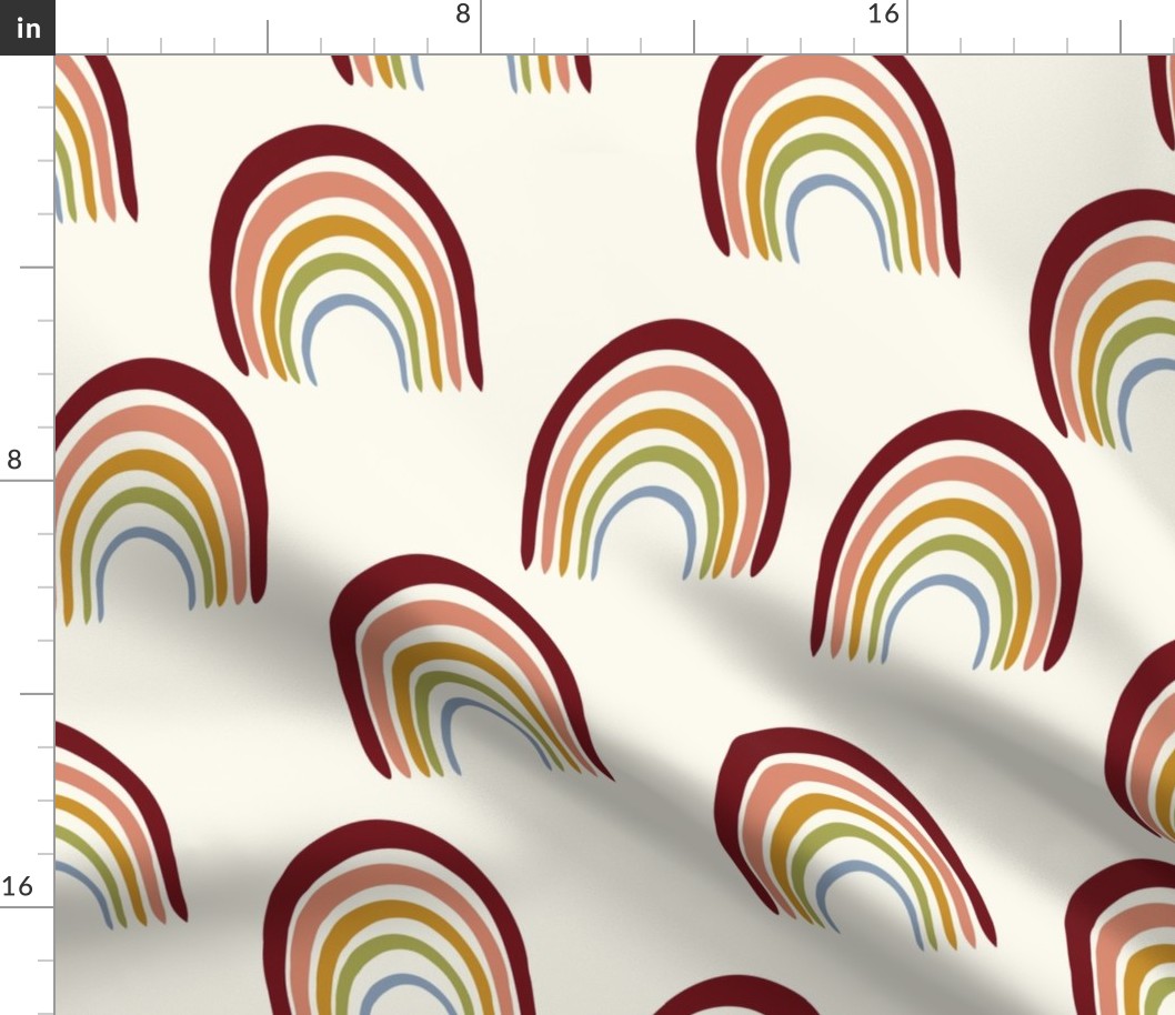 Gender neutral rainbows // Watercolor rainbows // Modern rainbow baby decor