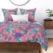 Jumbo Vintage Tropical Orchid-Pink