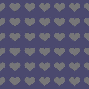 purple with gray hearts