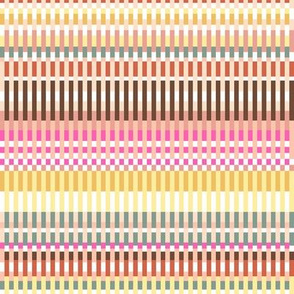 Modern colorful stripe in pink and brown