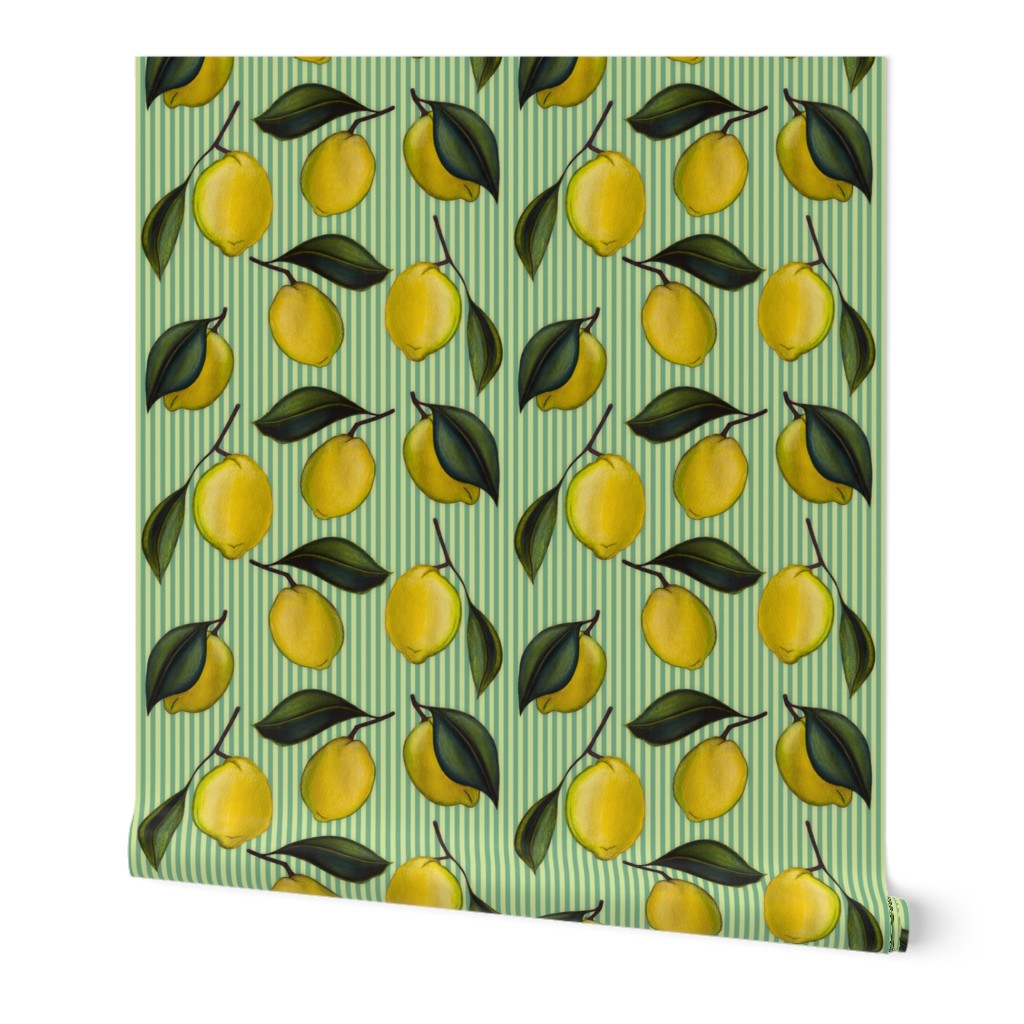 Lemonpattern Stripes Green Medium