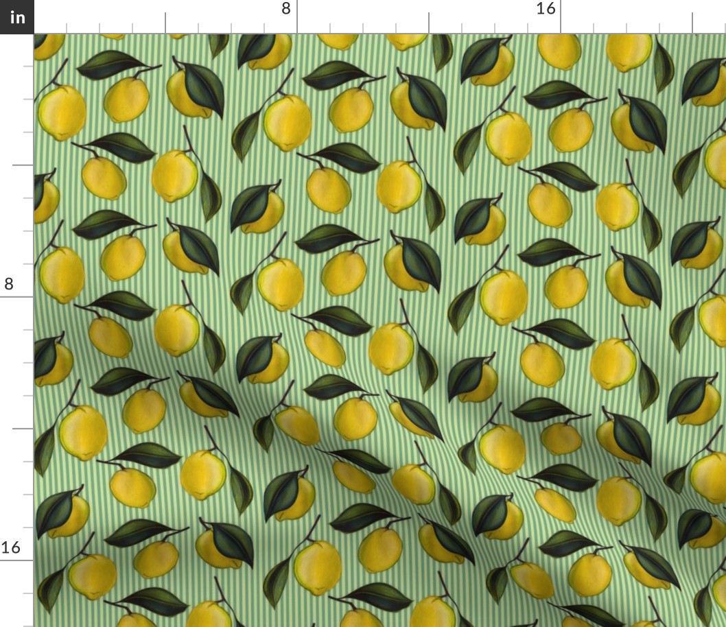 Lemonpattern Stripes Green Small