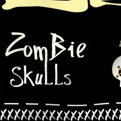 zombie skulls / large