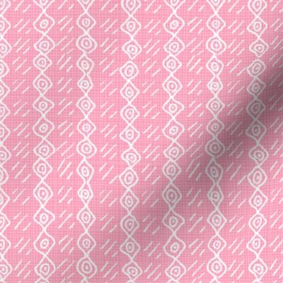 Diamond Stripe (linen pink)