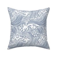 Japanese waves white (large scale)