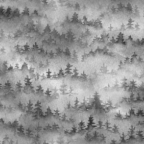 Foggy forest gray (small scale)