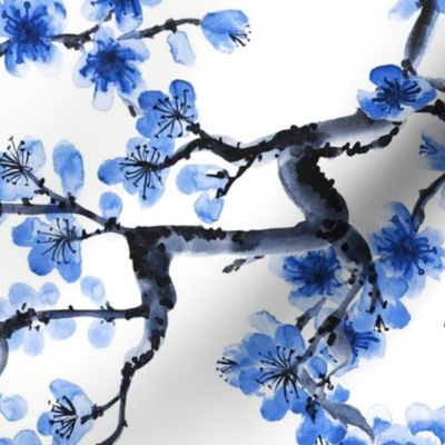 blue sakura (large scale)