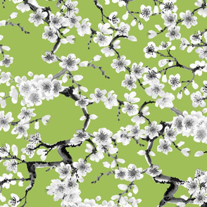 cherry blossom green (large scale)